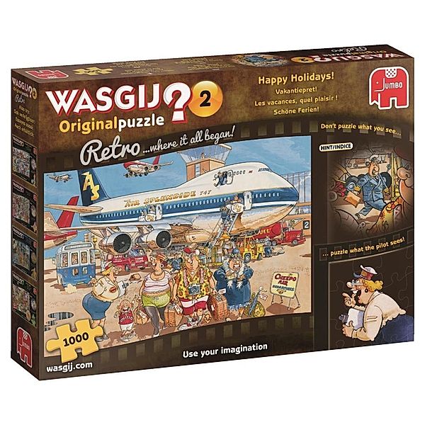 Wasgij Retro Original 2 - Schöne Ferien - 1000 Teile Puzzle