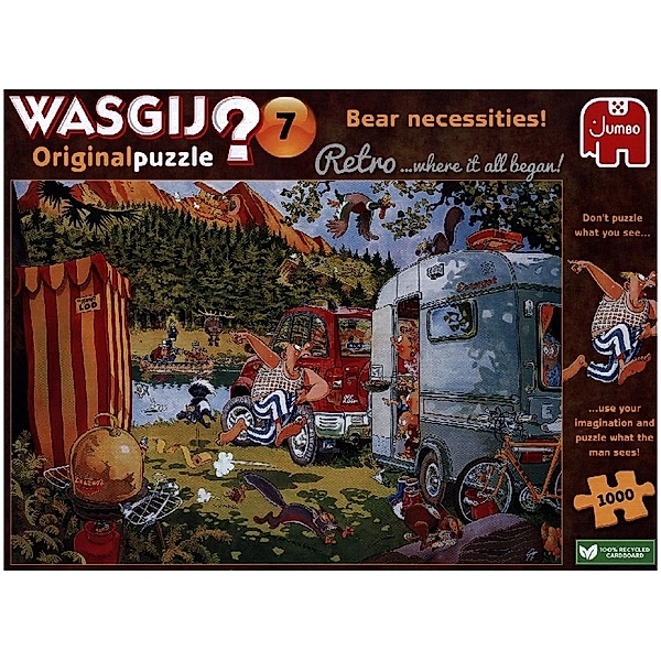 Jumbo Spiele Wasgij Retro Original 7 - Bear Necessities!