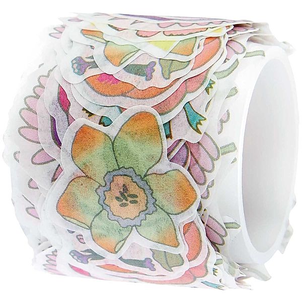 RICO DESIGN Washi-Sticker FUTSCHIKATO BLUMEN 200-teilig