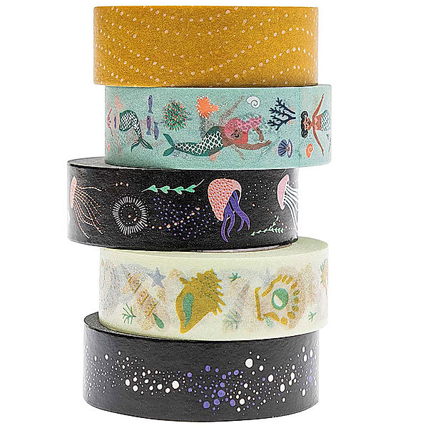 RICO DESIGN Washi-Tape MERMAIDS 5er-Set