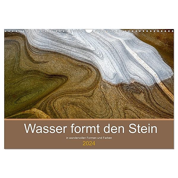 Wasser formt den Stein (Wandkalender 2024 DIN A3 quer), CALVENDO Monatskalender, Jana Gerhardt Photography