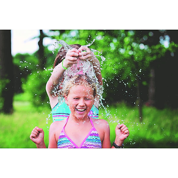 Wasserbomben EASYmaxx Nachfüllset für Wasserballonfabrik 220 Ballons grün/gelb