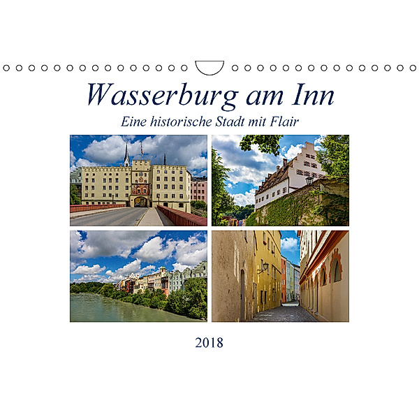 Wasserburg am Inn (Wandkalender 2018 DIN A4 quer), Ursula Di Chito