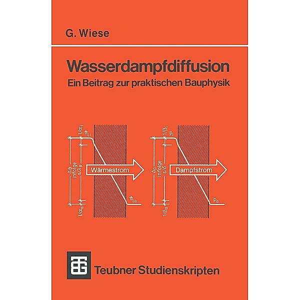 Wasserdampfdiffusion / Teubner Studienskripten Bauwesen Bd.66, Gerhard Wiese