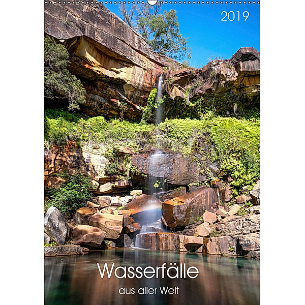Wasserfälle aus aller Welt (Wandkalender 2019 DIN A2 hoch), Christina Fink