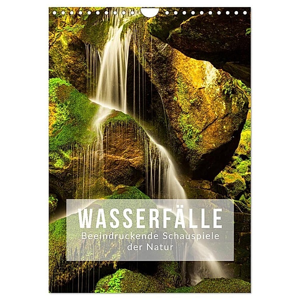 Wasserfälle. Beindruckende Schauspiele der Natur (Wandkalender 2024 DIN A4 hoch), CALVENDO Monatskalender, Mikolaj Gospodarek