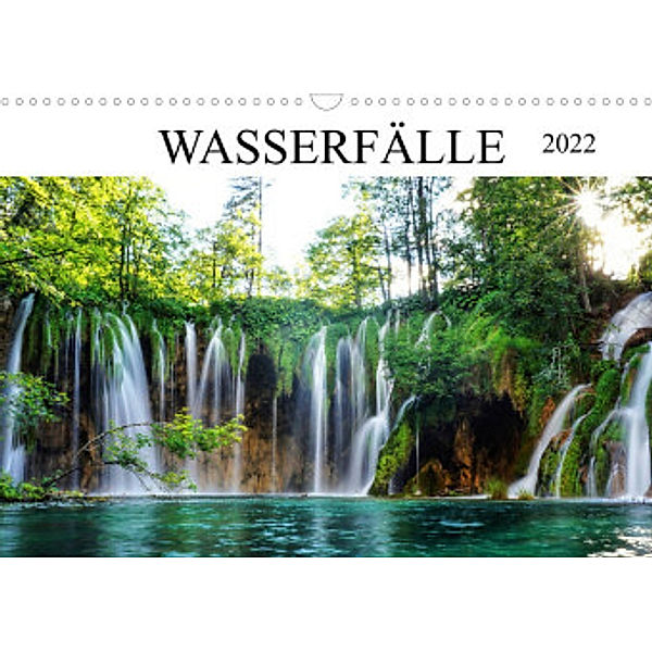 Wasserfälle - die schönsten Wasserfälle der Welt (Wandkalender 2022 DIN A3 quer), Franziska Hoppe