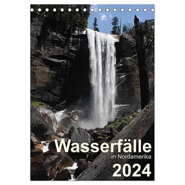 Wasserfälle in Nordamerika 2024 (Tischkalender 2024 DIN A5 hoch), CALVENDO Monatskalender, Frank Zimmermann