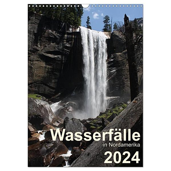 Wasserfälle in Nordamerika 2024 (Wandkalender 2024 DIN A3 hoch), CALVENDO Monatskalender, Frank Zimmermann