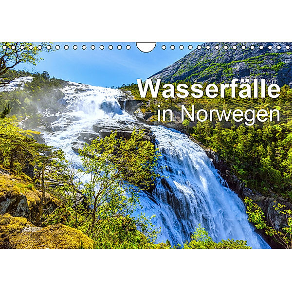 Wasserfälle in Norwegen (Wandkalender 2019 DIN A4 quer), Jürgen Feuerer