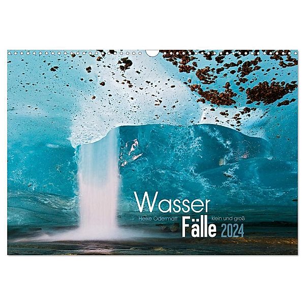 Wasserfälle klein und groß (Wandkalender 2024 DIN A3 quer), CALVENDO Monatskalender, Heike Odermatt