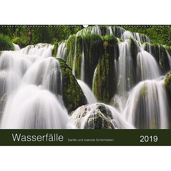 WASSERFÄLLE - Sanfte und tosende Schönheiten (Wandkalender 2019 DIN A2 quer), Lucyna Koch