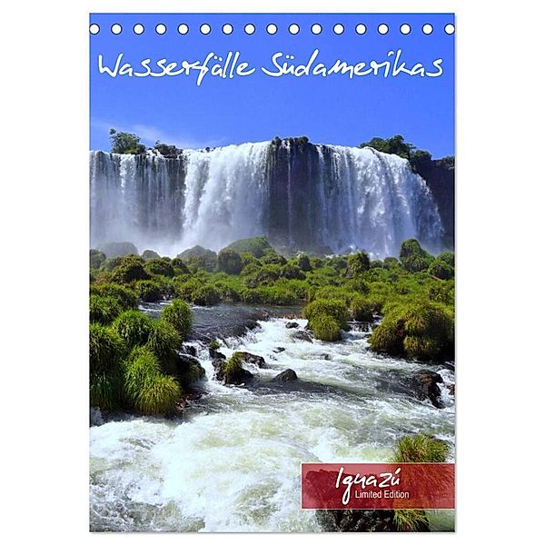 Wasserfälle Südamerikas - Iguazu Wasserfälle (Tischkalender 2024 DIN A5 hoch), CALVENDO Monatskalender, Fabu Louis