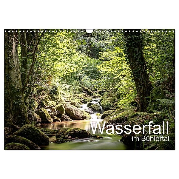 Wasserfall im Bühlertal (Wandkalender 2024 DIN A3 quer), CALVENDO Monatskalender, saschahaas photography