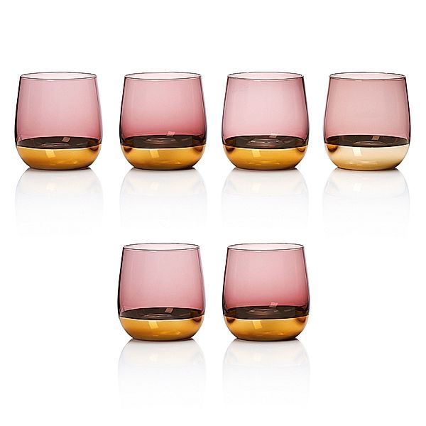 Wasserglas-Set, 6-tlg Lila