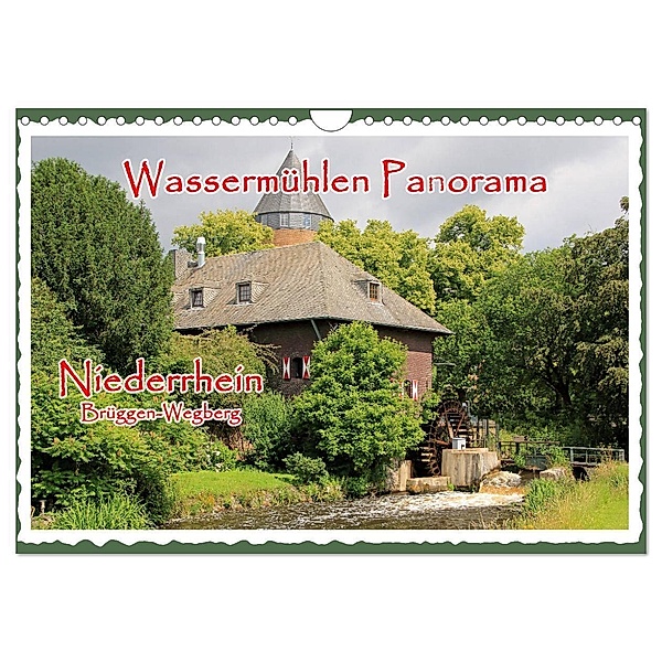 Wassermühlen Panorama Niederrhein Brüggen-Wegberg (Wandkalender 2024 DIN A4 quer), CALVENDO Monatskalender, mitifoto, Michael Jäger