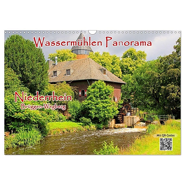 Wassermühlen Panorama Niederrhein Brüggen-Wegberg (Wandkalender 2025 DIN A3 quer), CALVENDO Monatskalender, Calvendo, mitifoto, Michael Jäger