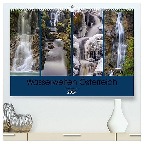 Wasserwelten Österreich (hochwertiger Premium Wandkalender 2024 DIN A2 quer), Kunstdruck in Hochglanz, Gerhard Haupt