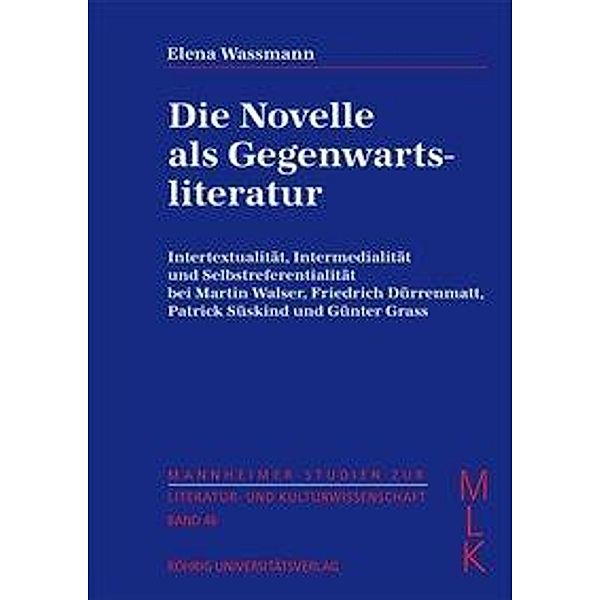 Wassmann, E: Novelle als Gegenwartsliteratur, Elena Wassmann