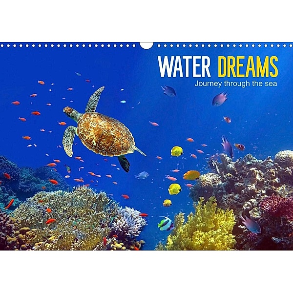 Water Dreams-journey through the sea (Wall Calendar 2023 DIN A3 Landscape), Tina Melz