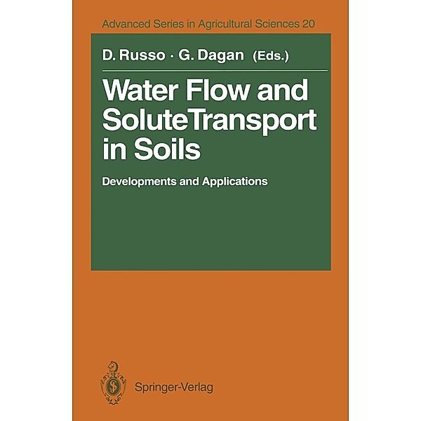 Water Flow and Solute Transport in Soils / Advanced Series in Agricultural Sciences Bd.20