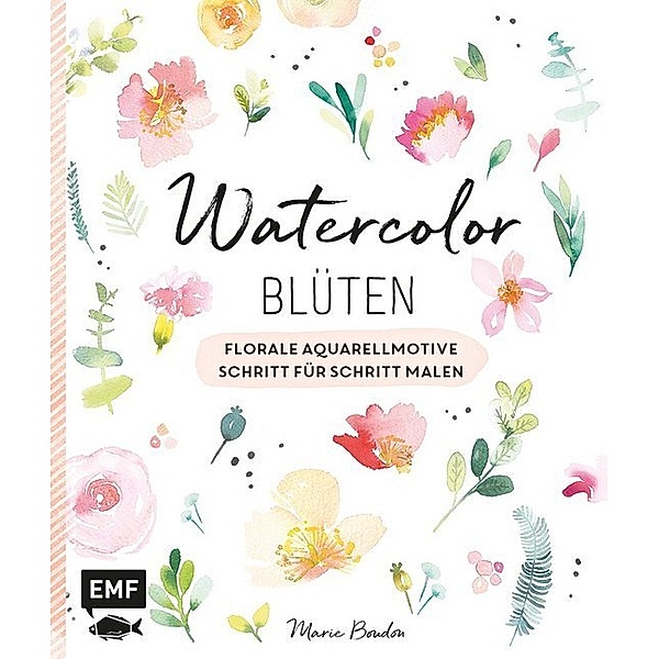 Watercolor-Blüten, Marie Boudon