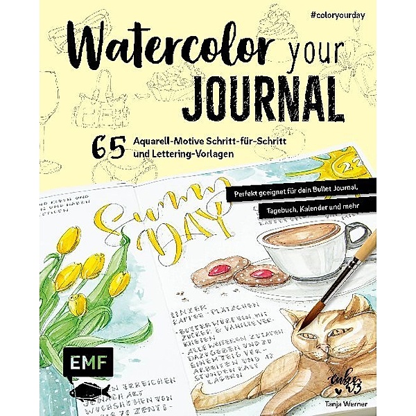 Watercolor your Journal #coloryourday, Tanja Werner