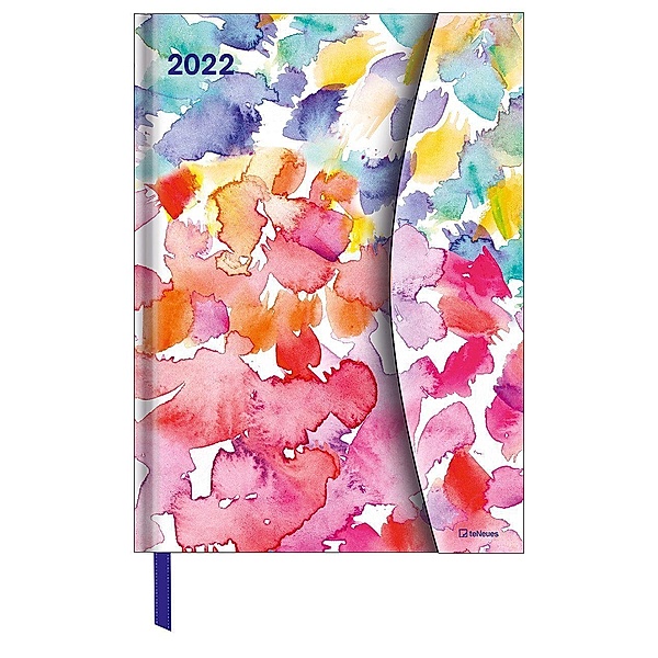 Watercolours 2022 - Diary - Buchkalender - Taschenkalender - 16x22