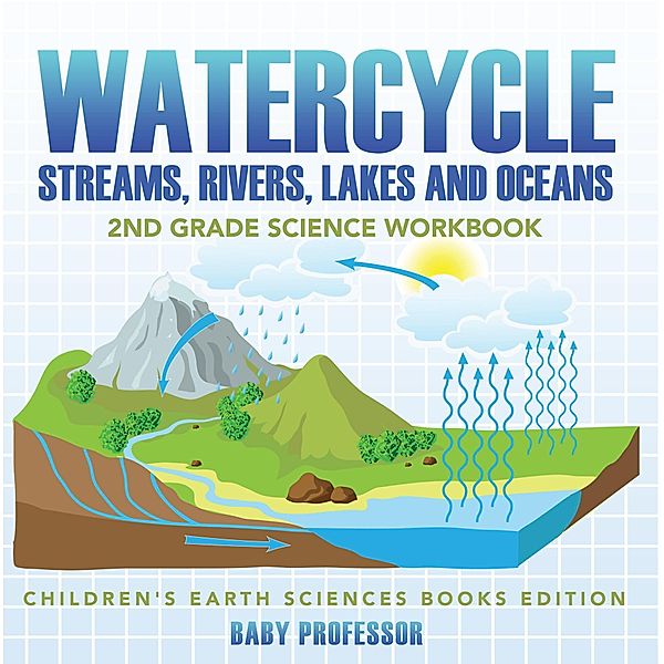 Watercycle (Streams, Rivers, Lakes and Oceans): 2nd Grade Science Workbook | Children's Earth Sciences Books Edition / Baby Professor, Baby