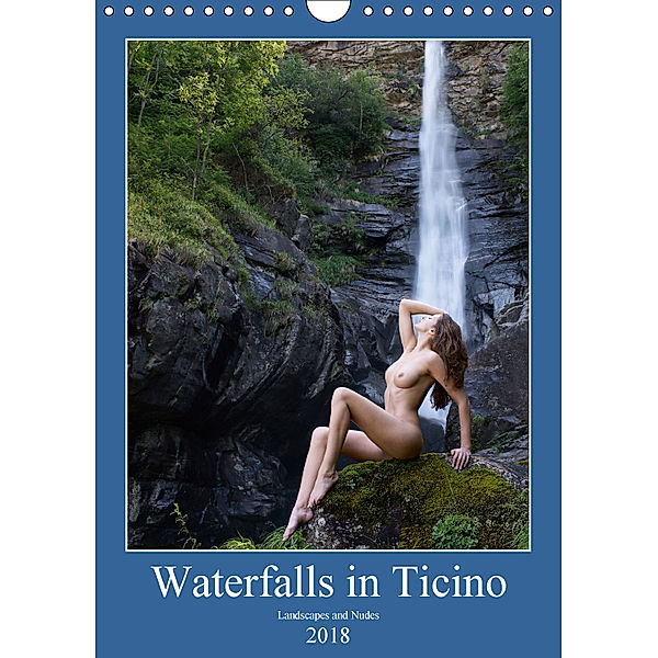 Waterfalls in Ticino (Wall Calendar 2018 DIN A4 Portrait), Martin Zurmühle