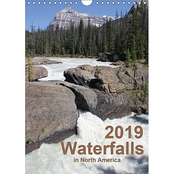 Waterfalls of North America 2019 (Wall Calendar 2019 DIN A4 Portrait), Frank Zimmermann