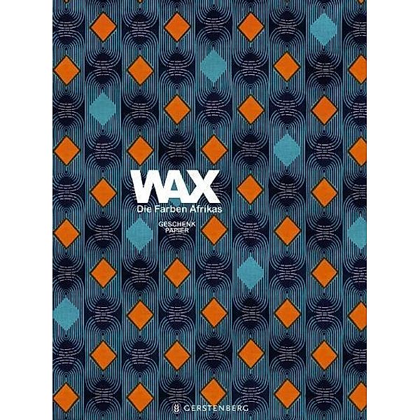 WAX Geschenkpapier, Die Farben Afrikas - Motiv Rote Karos
