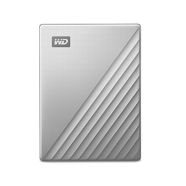 WD - Western Digital Mobile Festplatte “My Passport Ultra” for Mac 2019, 4TB, Silver
