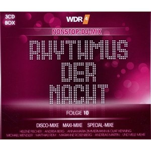WDR4 Rhytmus Der Nacht 10, Diverse Interpreten