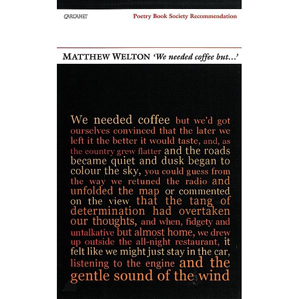 'We needed coffee but...', Matthew Welton