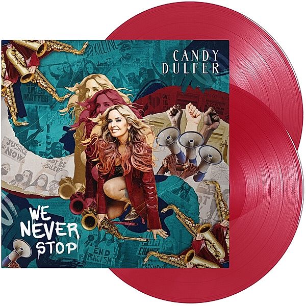 We Never Stop (2lp Red Transparent W/Bonus Track) (Vinyl), Candy Dulfer
