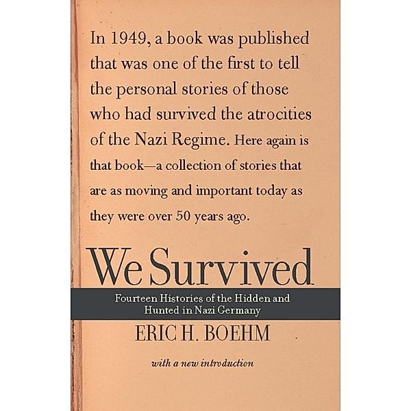 We Survived, Eric H. Boehm