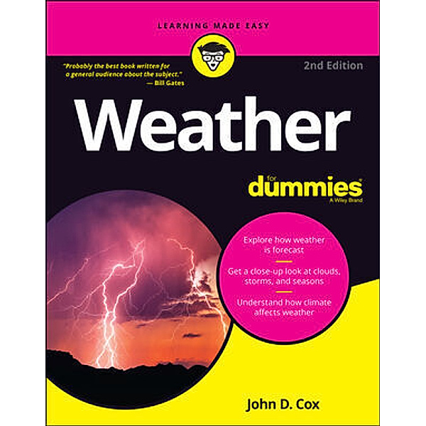 Weather For Dummies, John D. Cox