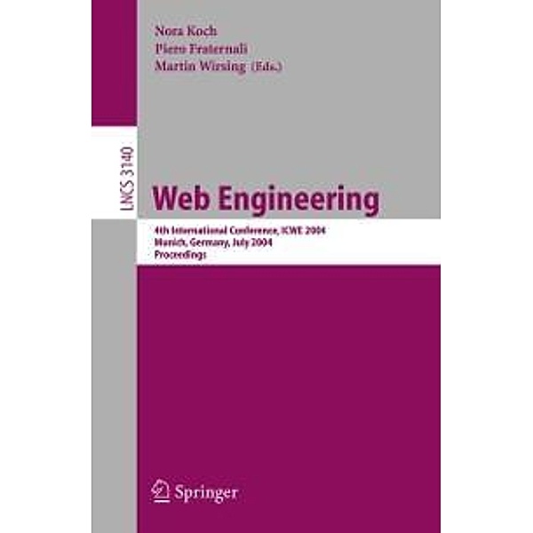 Web Engineering / Lecture Notes in Computer Science Bd.3140