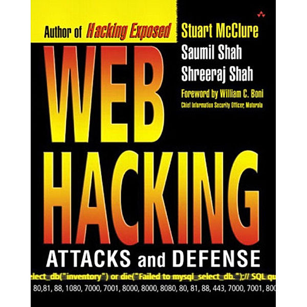 Web Hacking, Saumil Shah, Shreeraj Shah