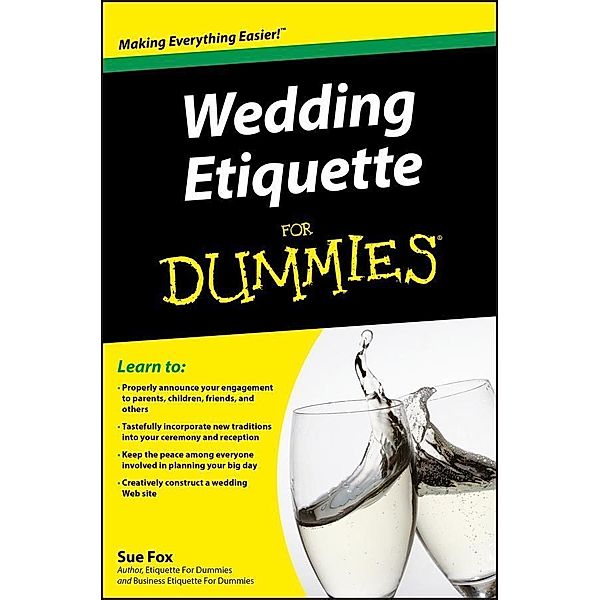 Wedding Etiquette For Dummies, Sue Fox