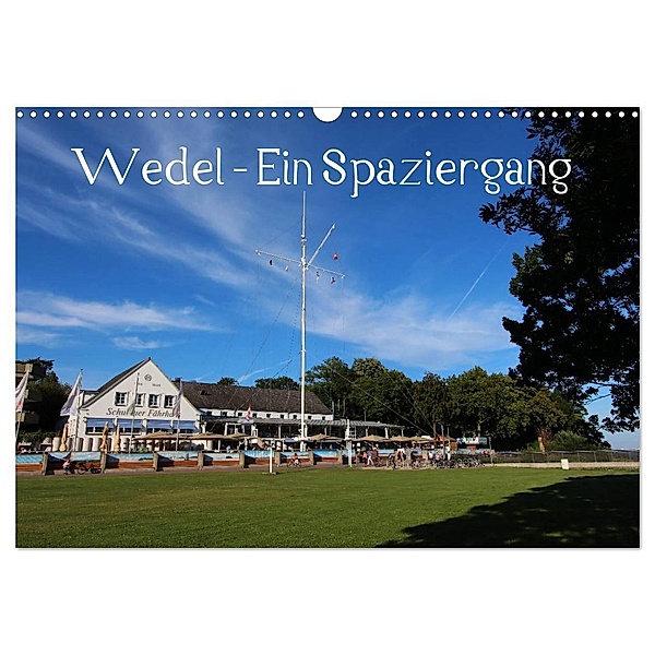 Wedel - Ein Spaziergang (Wandkalender 2024 DIN A3 quer), CALVENDO Monatskalender, Heike Springer