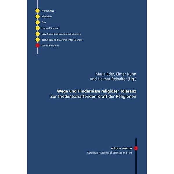 Wege und Hindernisse religiöser Toleranz, Elmar Kuhn, Michael Ernst, Heiner Hastedt, Julian Nida-Rümelin, Heiner Bielefeldt, Obiora Ike, Klaus S. Davidowicz, Ulrich Blum, Erich W. Streissler, Helmut Reinalter, Heinrich Schmidinger, Jamal Malik, Claus Dierksmeier