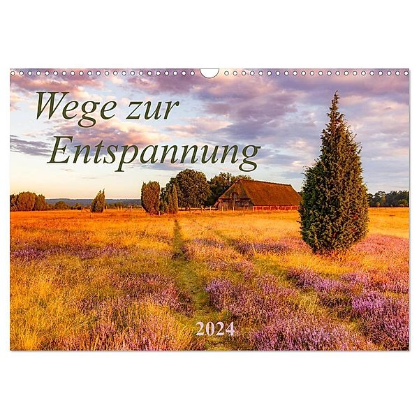 Wege zur Entspannung 2024 (Wandkalender 2024 DIN A3 quer), CALVENDO Monatskalender, Daniela Beyer (Moqui)