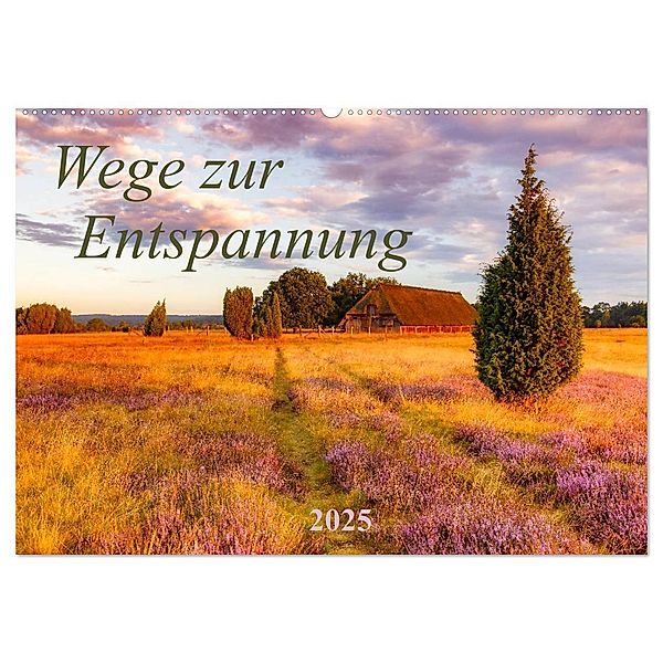 Wege zur Entspannung 2025 (Wandkalender 2025 DIN A2 quer), CALVENDO Monatskalender, Calvendo, Daniela Beyer (Moqui)