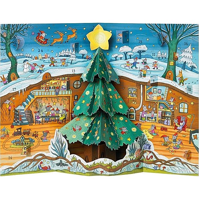 Weihnachten bei Familie Maus Pop-up-Adventskalender - Kalender bestellen