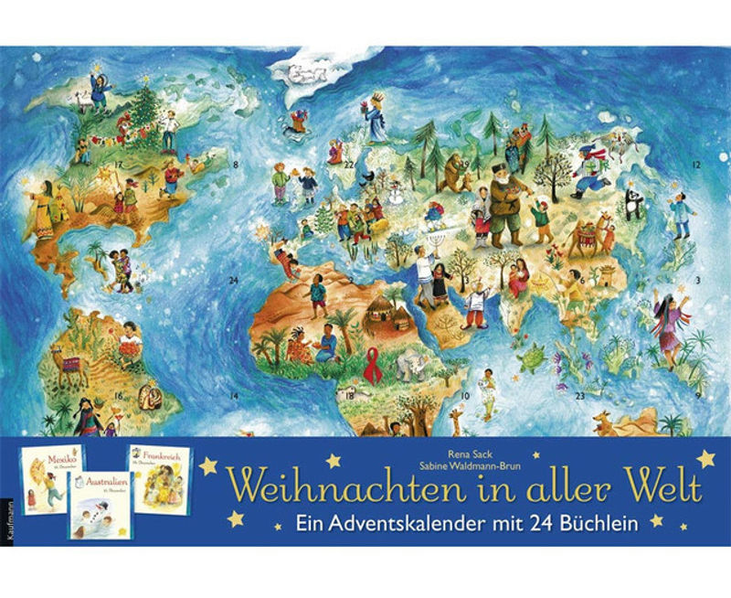 Weihnachten in aller Welt - Ein Adventskalender mit 24 Büchern - Kalender  bestellen
