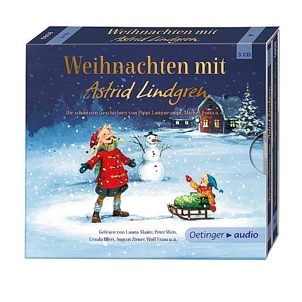 Weihnachten mit Astrid Lindgren, 3 Audio-CD, Astrid Lindgren