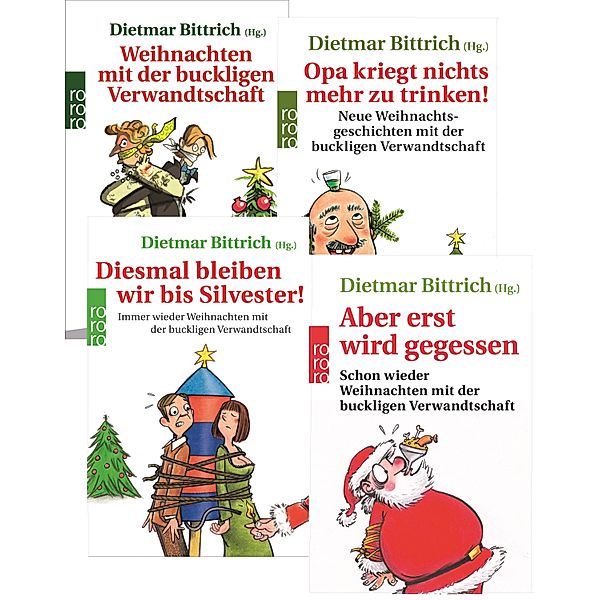 Weihnachten mit der buckligen Verwandtschaft, 4 Bände, Dietmar Bittrich