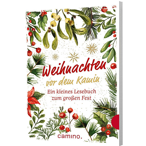 Weihnachten vor dem Kamin